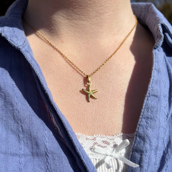 Starfish Charm Necklace