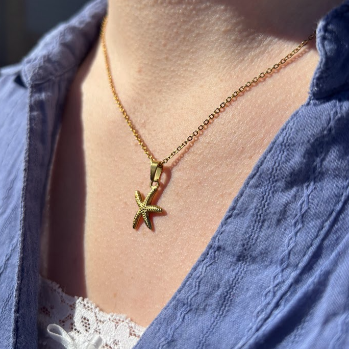 Starfish Charm Necklace